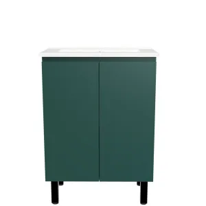 Florida Ensuite Vanity 600mm Centre Bowl Urban Top On Legs by Timberline, a Vanities for sale on Style Sourcebook