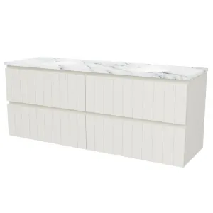 Henley Vanity 1500mm Double WG Basins SilkSurface UC Top Wall hung by Timberline, a Vanities for sale on Style Sourcebook