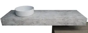 Milan Cabinet   Floating Top 1500mm Left WG Basin SilkSurface 140mm Bailey AC Top Wall hung by Timberline, a Vanities for sale on Style Sourcebook