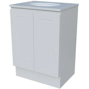 Nevada Classic Vanity 600mm Centre WG Basin SilkSurface UC Top Floor standing by Timberline, a Vanities for sale on Style Sourcebook