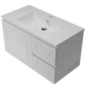 Nevada Classic Vanity 900mm Centre Bowl Alpha Top Wall hung by Timberline, a Vanities for sale on Style Sourcebook
