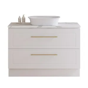 Nevada Plus Classic Vanity 1200mm Centre WG Basin SilkSurface AC Top Floor standing by Timberline, a Vanities for sale on Style Sourcebook