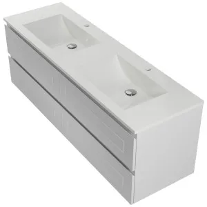 Nevada Plus Classic Vanity 1500mm Double Bowl Regal Top Wall hung by Timberline, a Vanities for sale on Style Sourcebook