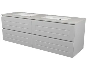Nevada Plus Classic Vanity 1500mm Double WG Basins SilkSurface UC Top Wall hung by Timberline, a Vanities for sale on Style Sourcebook