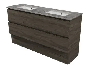 Oxbow Vanity 1500mm Double WG Basins SilkSurface UC Top Floor standing by Timberline, a Vanities for sale on Style Sourcebook