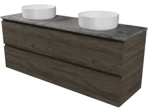 Oxbow Vanity 1500mm Double WG Basins SilkSurface AC Top Wall hung by Timberline, a Vanities for sale on Style Sourcebook