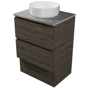 Oxbow Vanity 600mm Centre WG Basin SilkSurface AC Top Floor standing by Timberline, a Vanities for sale on Style Sourcebook
