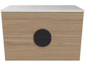 Oxbow Vanity 900mm Centre WG Basin SilkSurface AC Top Wall hung by Timberline, a Vanities for sale on Style Sourcebook