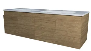 Rockford Vanity 1500mm Double Bowl Haven Top Wall hung by Timberline, a Vanities for sale on Style Sourcebook