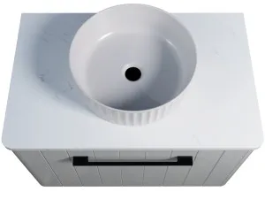 Saba Vanity 750mm Centre WG Basin SilkSurface AC Top Wall hung by Timberline, a Vanities for sale on Style Sourcebook