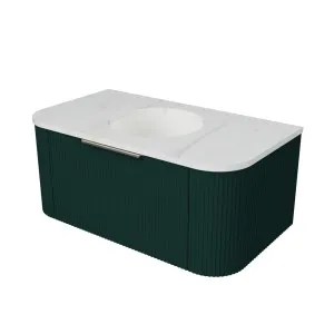 Santos Vanity 900mm Centre WG Basin SilkSurface UC Top Wall hung by Timberline, a Vanities for sale on Style Sourcebook