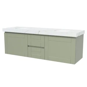 Victoria Vanity 1500mm Double WG Basins Freedom UC Top Wall hung by Timberline, a Vanities for sale on Style Sourcebook