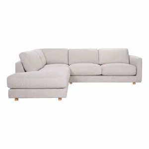 Chapel Corner Chaise LHF in Cobble Linen by OZ Design, a Sofas for sale on Style Sourcebook