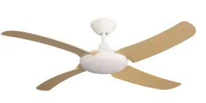 Hunter Pacific Icon 54? DC White Modular WiFi Ceiling Fan with Remote Oak by Hunter Pacific, a Ceiling Fans for sale on Style Sourcebook