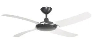 Hunter Pacific Icon 54? DC Black Modular WiFi Ceiling Fan with Remote White by Hunter Pacific, a Ceiling Fans for sale on Style Sourcebook