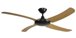 Hunter Pacific Icon 60? DC Black Modular WiFi Ceiling Fan with Remote Oak by Hunter Pacific, a Ceiling Fans for sale on Style Sourcebook