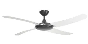 Hunter Pacific Icon 60? DC Black Modular WiFi Ceiling Fan with Remote White by Hunter Pacific, a Ceiling Fans for sale on Style Sourcebook