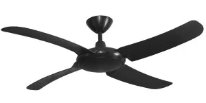 Hunter Pacific Icon 54? DC Black Modular WiFi Ceiling Fan with Remote Black by Hunter Pacific, a Ceiling Fans for sale on Style Sourcebook