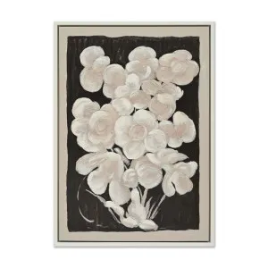 Textured Bouquet Enhanced Canvas Print by CAFE Lighting & Living, a Painted Canvases for sale on Style Sourcebook