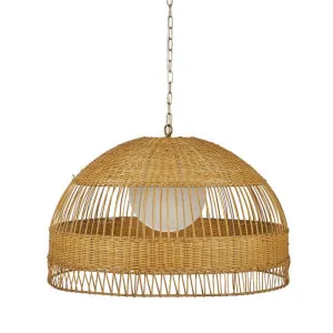 Fortaleza Rattan Pendant - Large Natural by CAFE Lighting & Living, a Pendant Lighting for sale on Style Sourcebook