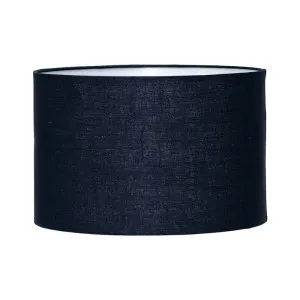 Larissa Drum Shade - Medium Navy by CAFE Lighting & Living, a Lamp Shades for sale on Style Sourcebook