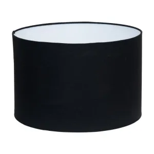 Larissa Drum Shade - Medium Black by CAFE Lighting & Living, a Lamp Shades for sale on Style Sourcebook