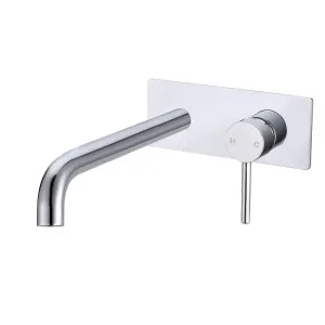 Lucid Pin Lever-Wall Mixer with Spout by Aquaperla, a Shower Heads & Mixers for sale on Style Sourcebook