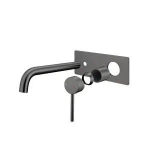 Lucid Pin Lever-Wall Mixer with Spout by Aquaperla, a Shower Heads & Mixers for sale on Style Sourcebook