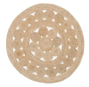 Kochi Hand-Braided Round Jute Rug by Miss Amara, a Contemporary Rugs for sale on Style Sourcebook