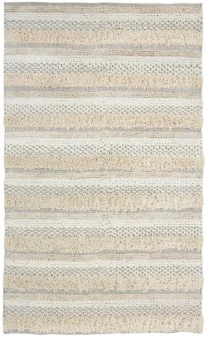 Zoya Tribal Ivory Shag Rug by Miss Amara, a Shag Rugs for sale on Style Sourcebook