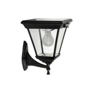 Solar Lighting Direct Traditional Flat-Top Solar LED Wall Light with Motion Sensor Straight by Solar Lighting Direct, a Outdoor Lighting for sale on Style Sourcebook