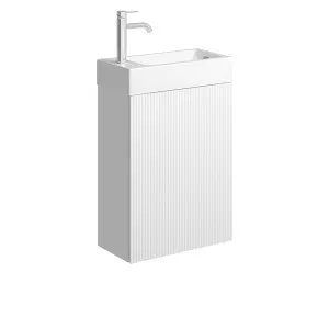 Minka 450 Wall-Hung Vanity with Overflow, Satin White by Fienza, a Vanities for sale on Style Sourcebook