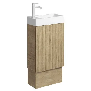 Minka 450 Vanity on Kickboard with Overflow, Scandi Oak by Fienza, a Vanities for sale on Style Sourcebook