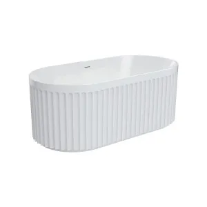 Eleanor Freestanding Acrylic Bath with Overflow, 1500mm by Fienza, a Bathtubs for sale on Style Sourcebook