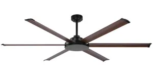 Martec Albatross II 65" DC Smart Ceiling Fan with WiFi Remote Walnut by Martec, a Ceiling Fans for sale on Style Sourcebook