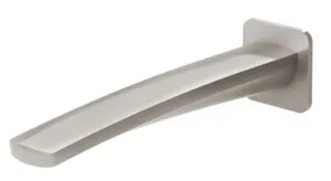Mekko Wall Basin Spout 200mm 4Star Lead Free | Made From Brass In Brushed Nickel By Phoenix by PHOENIX, a Bathroom Taps & Mixers for sale on Style Sourcebook