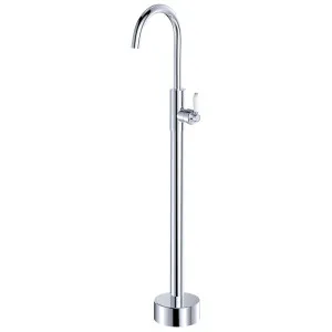 Eleanor Floor Mounted Basin/Bath Mixer, Chrome / Ceramic by Fienza, a Bathroom Taps & Mixers for sale on Style Sourcebook