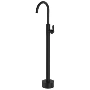 Eleanor Floor Mounted Basin/Bath Mixer, Matte Black / Matte Black by Fienza, a Bathroom Taps & Mixers for sale on Style Sourcebook
