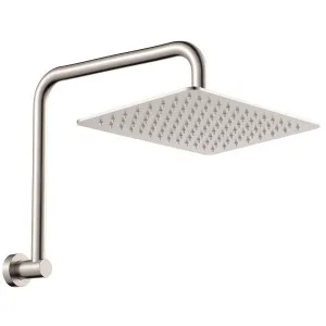 Tono Gooseneck Shower Arm Set, Brushed Nickel by Fienza, a Showers for sale on Style Sourcebook