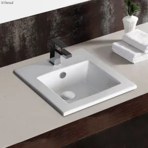 Jada Vessel Concrete Basin 390x390 Tuscan by Fienza, a Basins for sale on Style Sourcebook