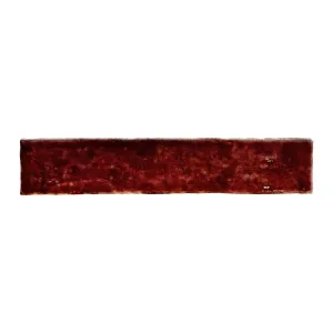 Potters Wine Structured Gloss Tile by null, a Moroccan Look Tiles for sale on Style Sourcebook