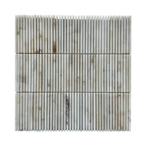 Skyline Natural Limestone Fingers Sakana Gold Polished Mosaic by null, a Mosaic Tiles for sale on Style Sourcebook