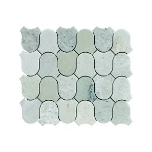 Toru Natural Marble Clyde Orient Green Honed Mosaic by null, a Mosaic Tiles for sale on Style Sourcebook