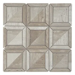 Boston Natural Travertine Beige Honed Mosaic by null, a Mosaic Tiles for sale on Style Sourcebook