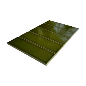 Nishi Olive Gloss Mosaic Tile by null, a Mosaic Tiles for sale on Style Sourcebook