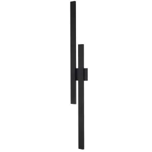 Telbix Ebiza Twin Slimline Tricolour LED Exterior Wall Light Black by Telbix, a Wall Lighting for sale on Style Sourcebook