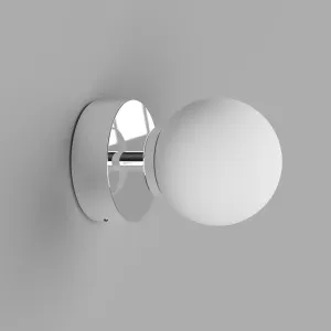 Lighting Republic Orb Chrome Short Arm Wall/Ceiling Light with Opal Glass Shade Small by Lighting Republic, a Wall Lighting for sale on Style Sourcebook