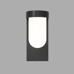 Lighting Republic Tuva Modern Outdoor Wall Light with Opal Glass Shade Round by Lighting Republic, a Wall Lighting for sale on Style Sourcebook