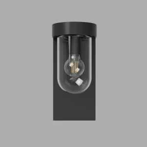 Lighting Republic Tuva Modern Outdoor Wall Light with Clear Glass Shade Round by Lighting Republic, a Wall Lighting for sale on Style Sourcebook