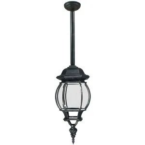 Flinders Classic Outdoor Pendant Antique Black by Lighting Inspirations, a Pendant Lighting for sale on Style Sourcebook